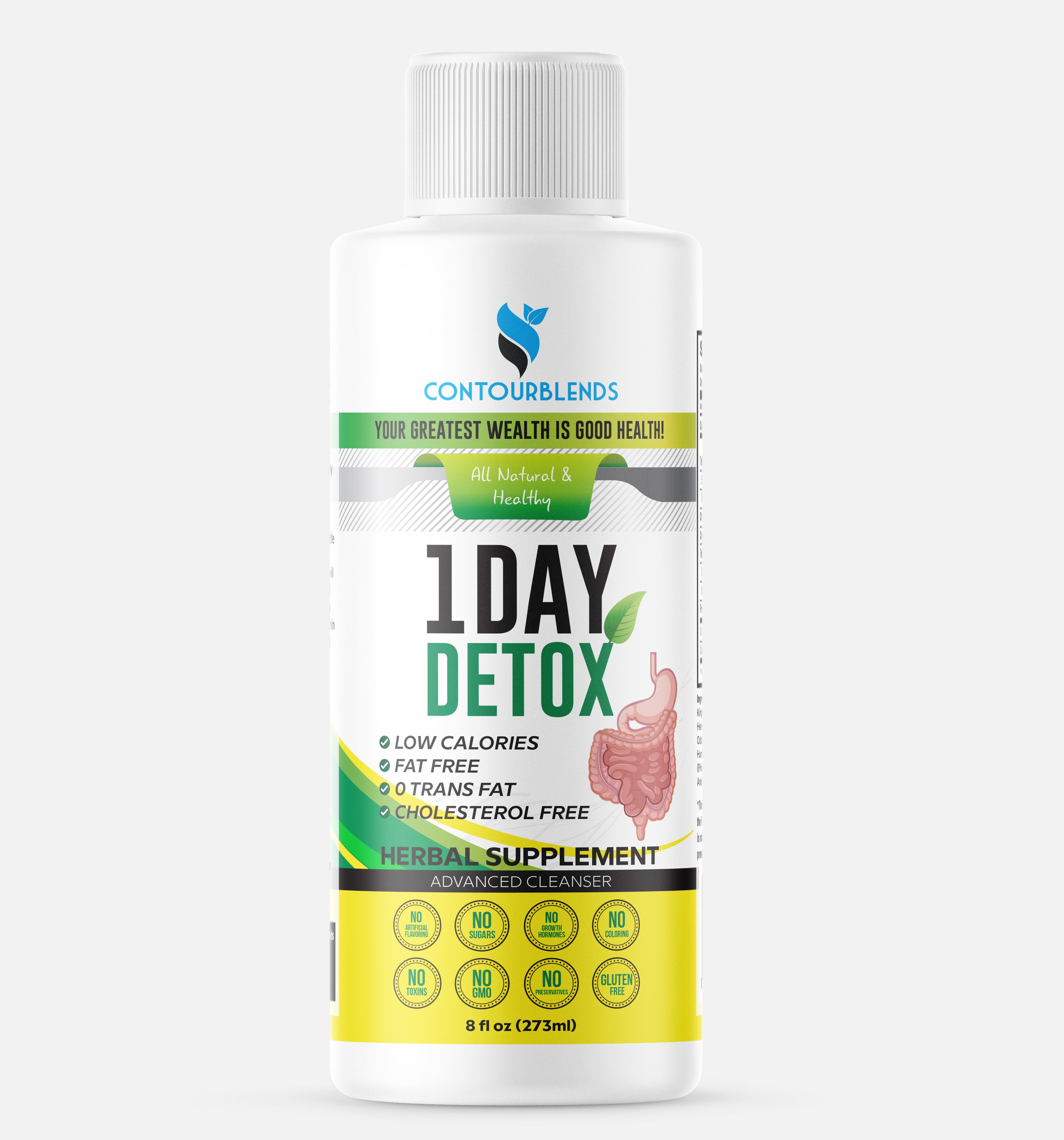 Buy Same/1 Day Colon Detox Cleanser In The USA | Contour Blends